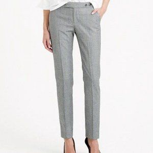 J Crew Maddie pants Size 2P grey bi-stretch wool